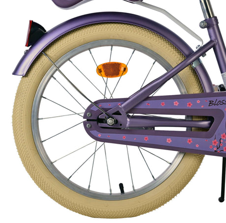 Vélo pour enfants Volare Blossom - filles - 18 pouces - violet