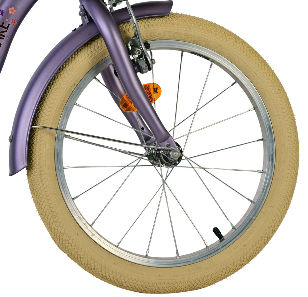 Vélo pour enfants Volare Blossom - filles - 18 pouces - violet