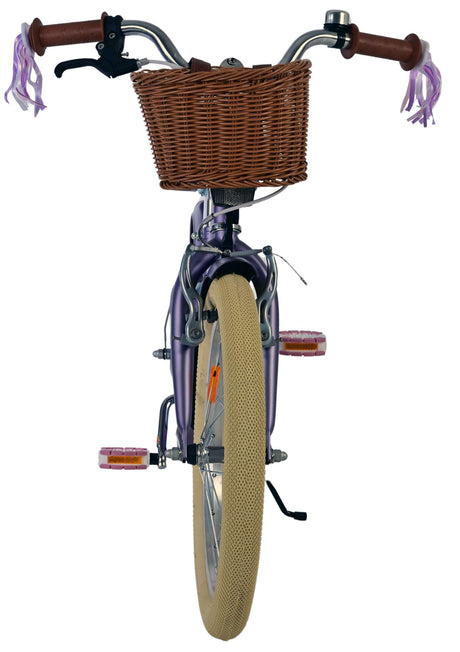 Vélo pour enfants Volare Blossom - filles - 18 pouces - violet
