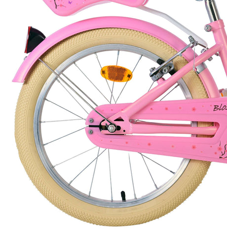 Vélo pour enfants Volare Blossom - filles - 18 pouces - rose - deux freins à main