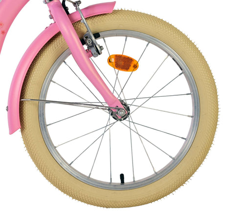 Vélo pour enfants Volare Blossom - filles - 18 pouces - rose - deux freins à main