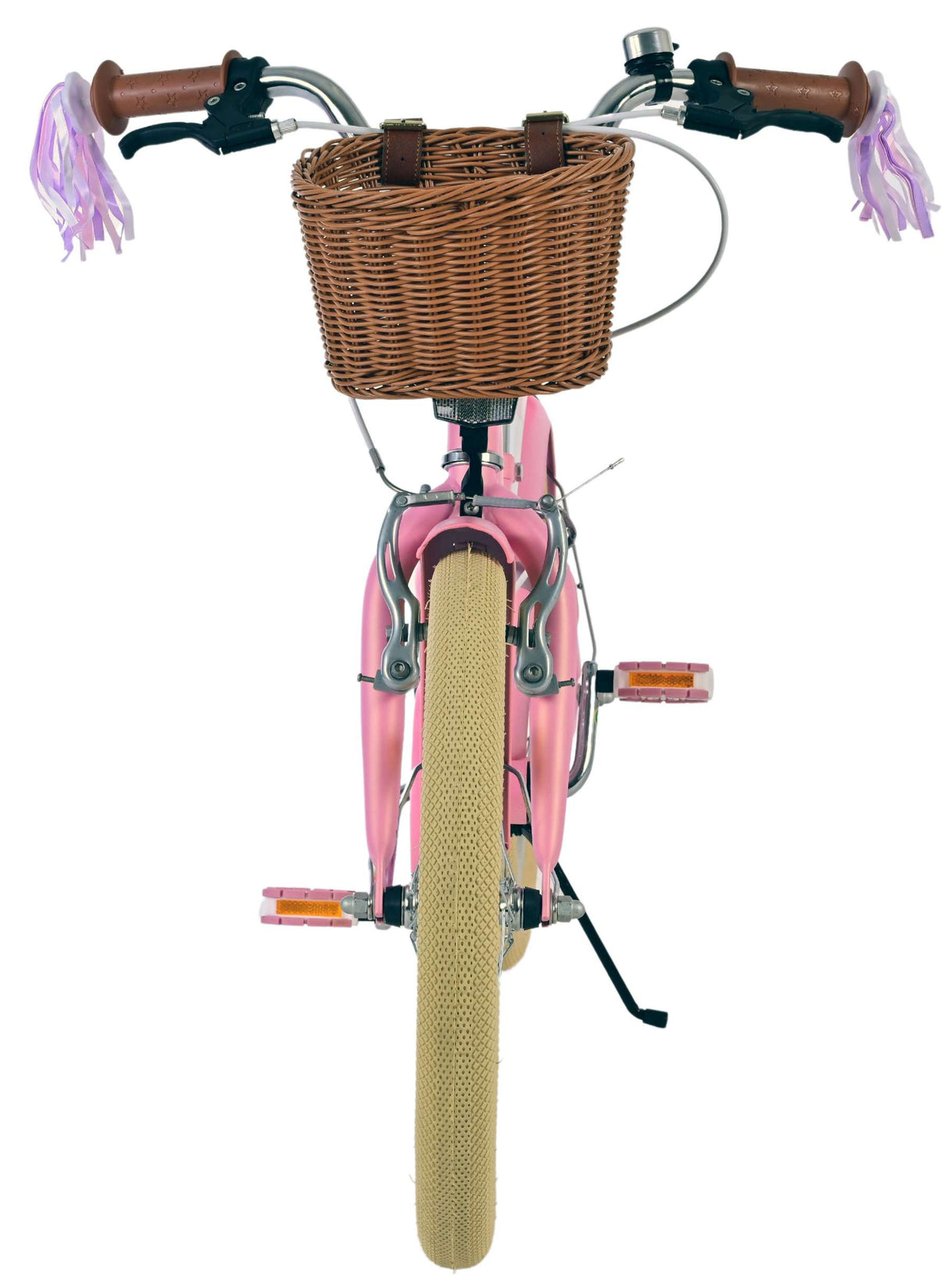 Vélo pour enfants Volare Blossom - filles - 18 pouces - rose - deux freins à main