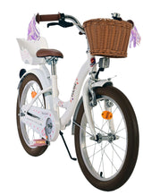 Vélo enfant Volare Blossom - filles - 18 pouces - blanc