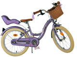 Vélo pour enfants Volare Blossom - filles - 18 pouces - violet - deux freins à main