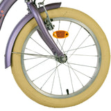 Vélo pour enfants Volare Blossom - filles - 18 pouces - violet - deux freins à main