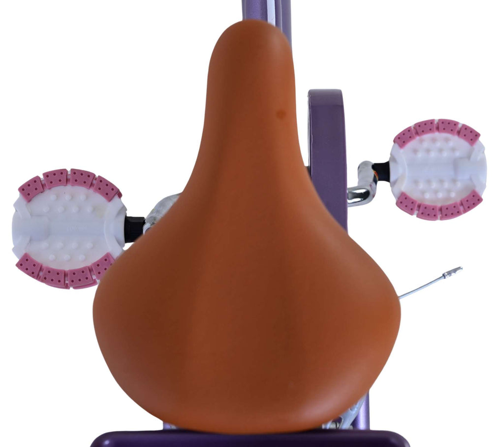 Vélo pour enfants Volare Blossom - filles - 18 pouces - violet - deux freins à main