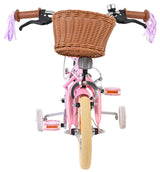 Vélo pour enfants Volare Blossom - filles - 12 pouces - rose - deux freins à main
