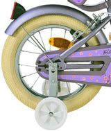 Vélo pour enfants Volare Blossom - filles - 14 pouces - violet - deux freins à main
