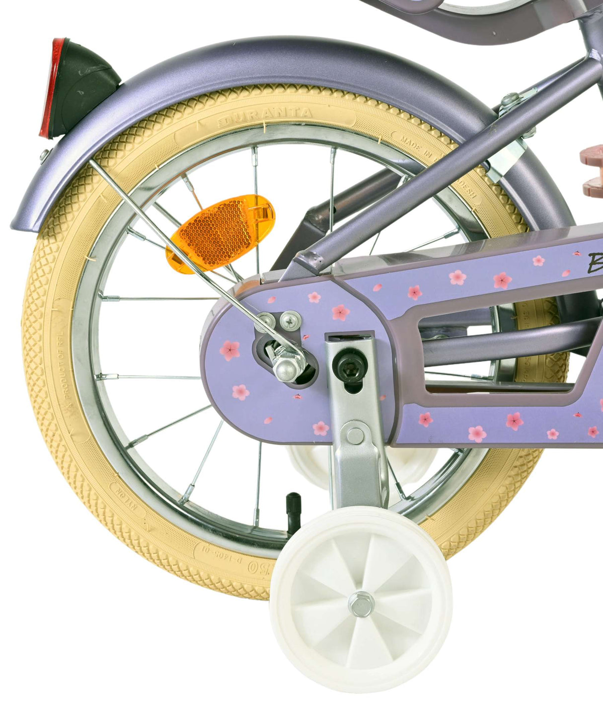 Vélo pour enfants Volare Blossom - filles - 14 pouces - violet