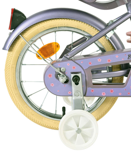 Vélo pour enfants Volare Blossom - filles - 14 pouces - violet