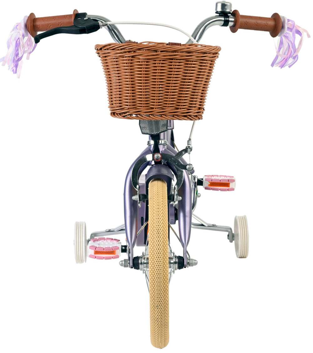 Vélo pour enfants Volare Blossom - filles - 14 pouces - violet