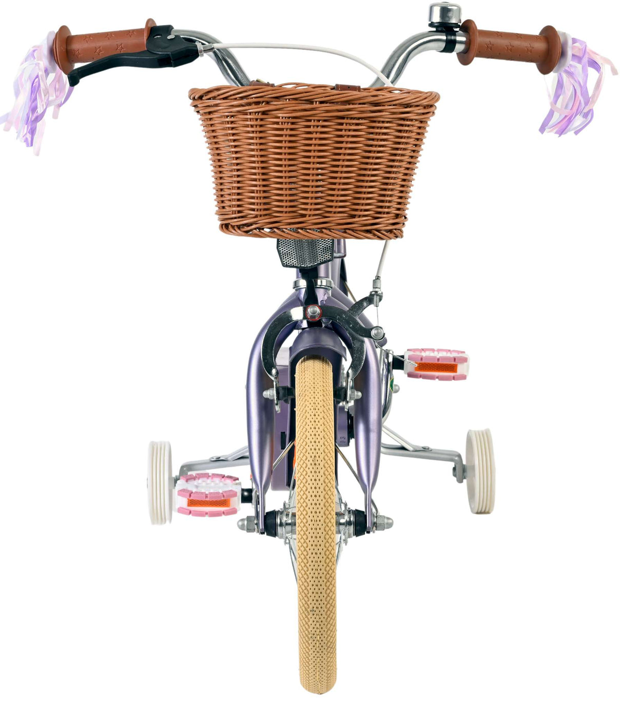 Vélo pour enfants Volare Blossom - filles - 14 pouces - violet