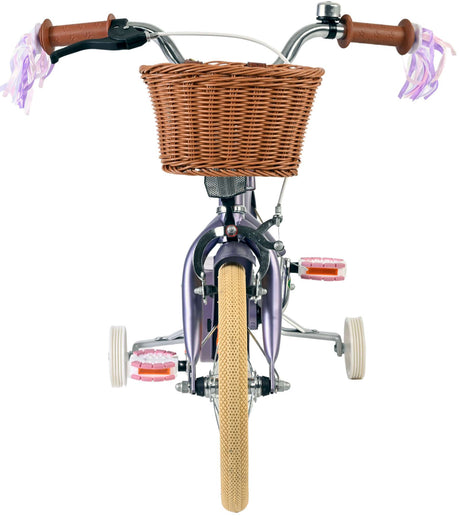 Vélo pour enfants Volare Blossom - filles - 14 pouces - violet