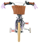 Vélo pour enfants Volare Blossom - filles - 14 pouces - violet - deux freins à main