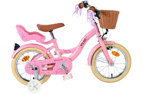Vélo pour enfants Volare Blossom - filles - 14 pouces - rose