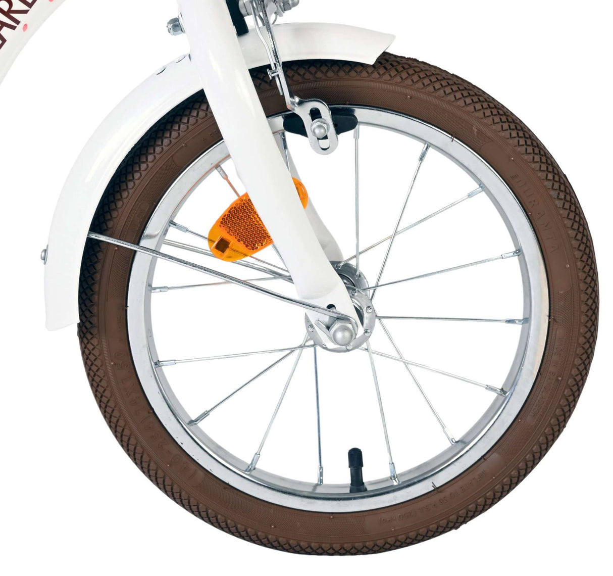 Vélo pour enfants Volare Blossom - filles - 14 pouces - blanc
