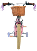 Volare Blossom Children's Bicycle - Girls - 16 Inch - Pink - Två handbromsar