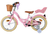 Volare Blossom Children's Bicycle - Girls - 16 Inch - Pink - Två handbromsar