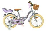 Vélo pour enfants Volare Blossom - filles - 16 pouces - violet - deux freins à main