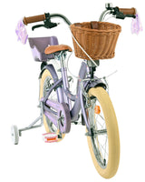 Vélo pour enfants Volare Blossom - filles - 16 pouces - violet - deux freins à main