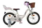Vélo enfant Volare Blossom - filles - 16 pouces - blanc