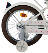 Vélo enfant Volare Blossom - filles - 16 pouces - blanc