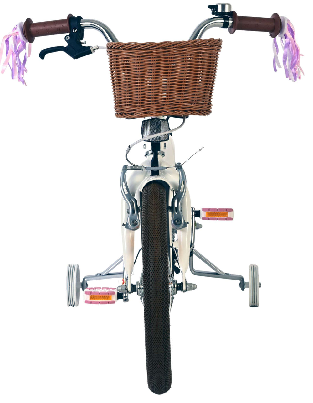 Vélo enfant Volare Blossom - filles - 16 pouces - blanc