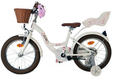 Vélo enfant Volare Blossom - filles - 16 pouces - blanc