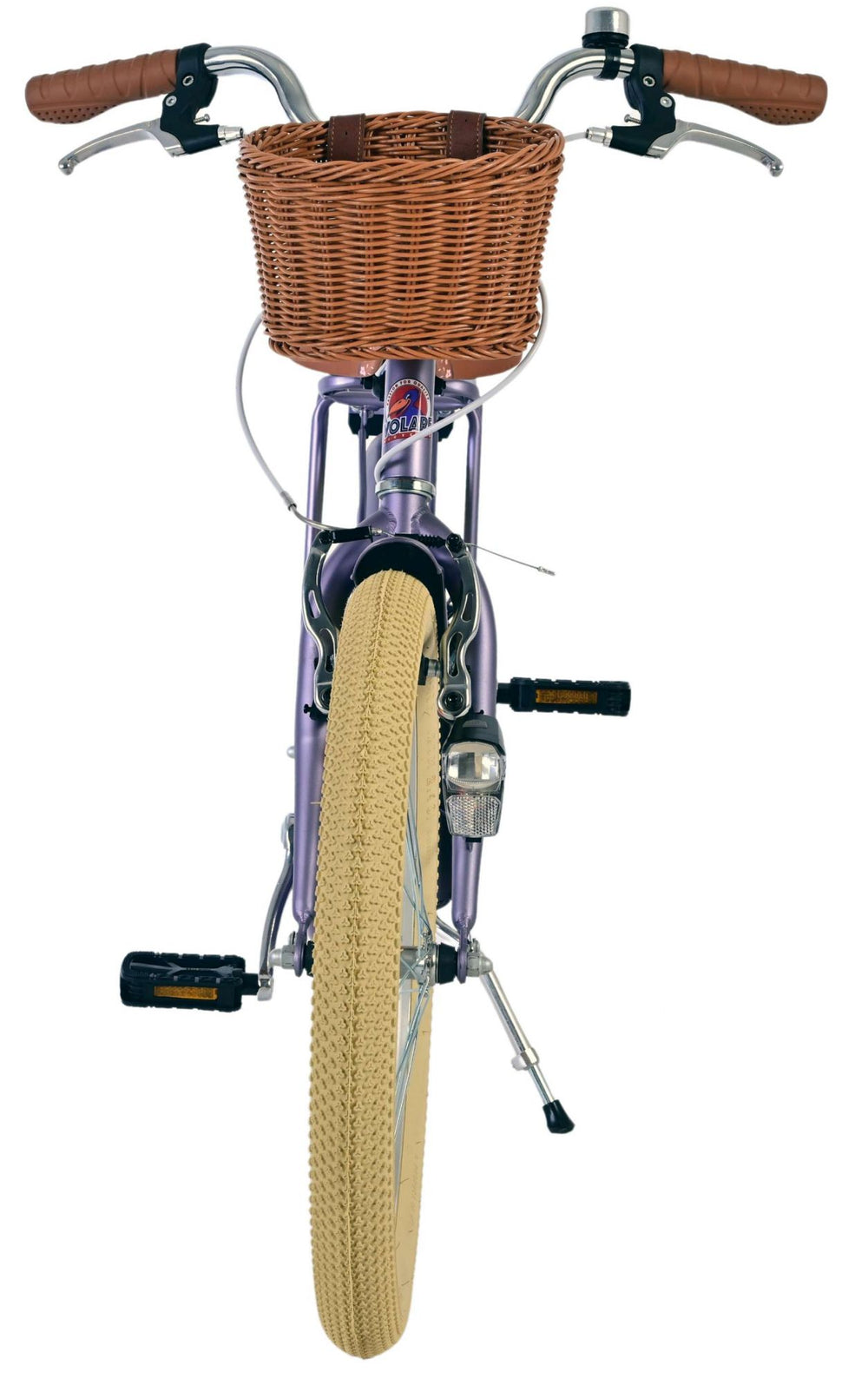 Vélo pour enfants Volare Blossom - filles - 20 pouces - violet - deux freins à main