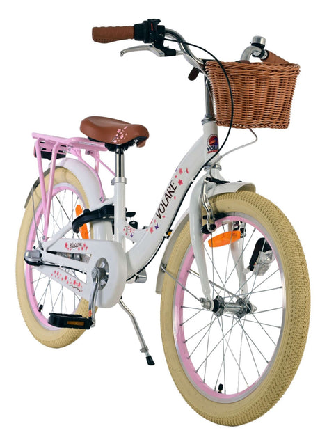 Vélo enfant Volare Blossom - filles - 20 pouces - blanc - Nexus 3 vitesses