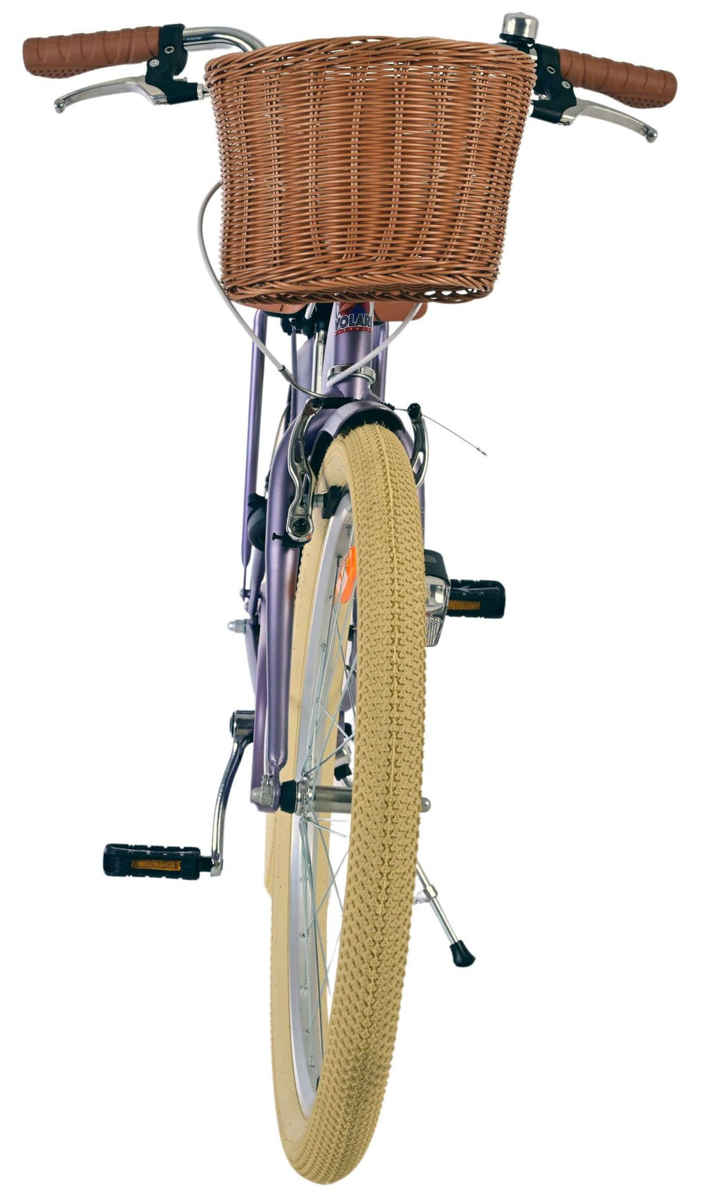 Vélo pour enfants Volare Blossom - filles - 24 pouces - violet - deux freins à main