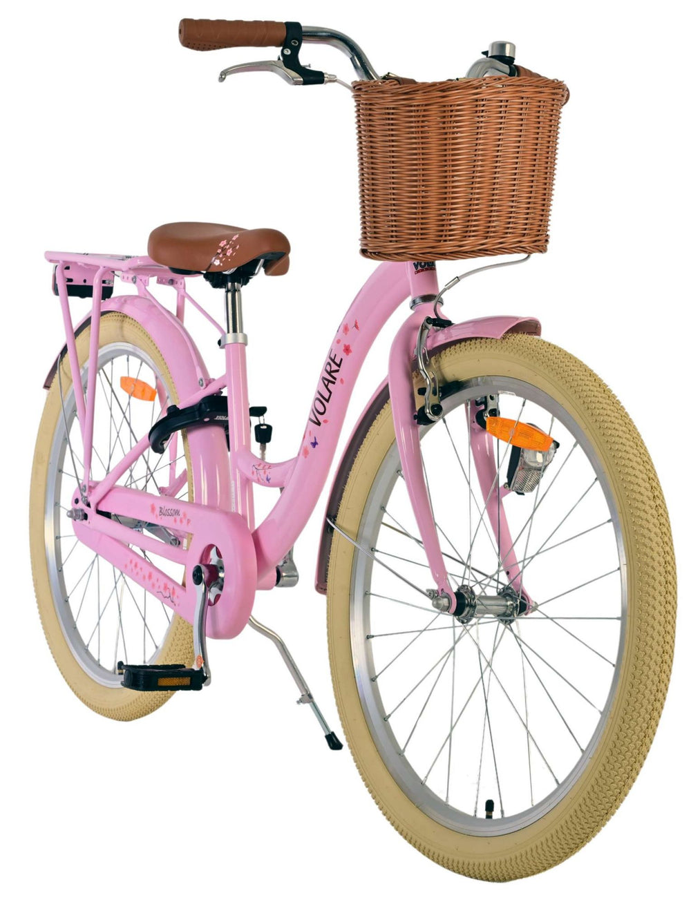 Vélo pour enfants Volare Blossom - filles - 24 pouces - rose