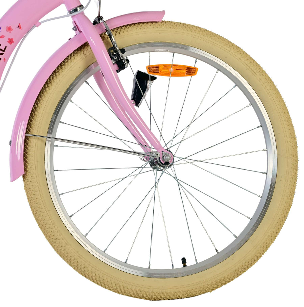 Vélo pour enfants Volare Blossom - filles - 24 pouces - rose - deux freins à main