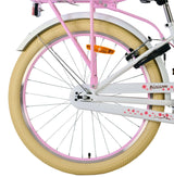 Vélo pour enfants Volare Blossom - filles - 24 pouces - blanc - deux freins à main