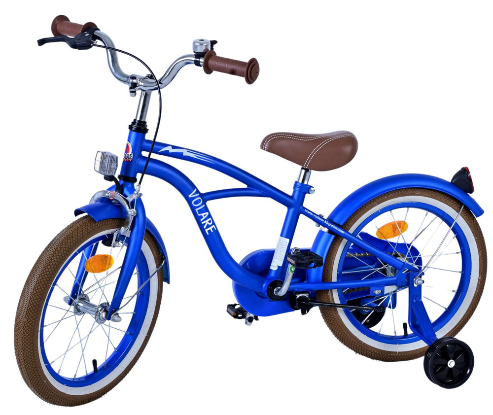 Volare Blue Cruiser Children's Bicycle - Boys - 16 pouces - bleu