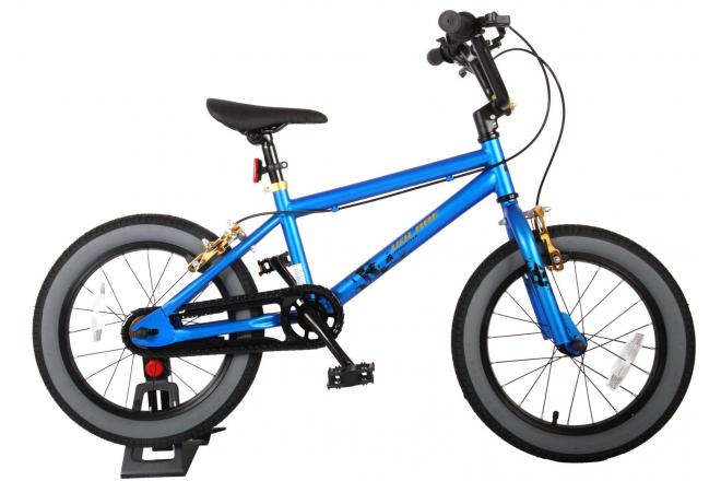 Volare Cool Rider Children's Bike Boys 16 pouces Bleu deux freins à main à 95% assemblés