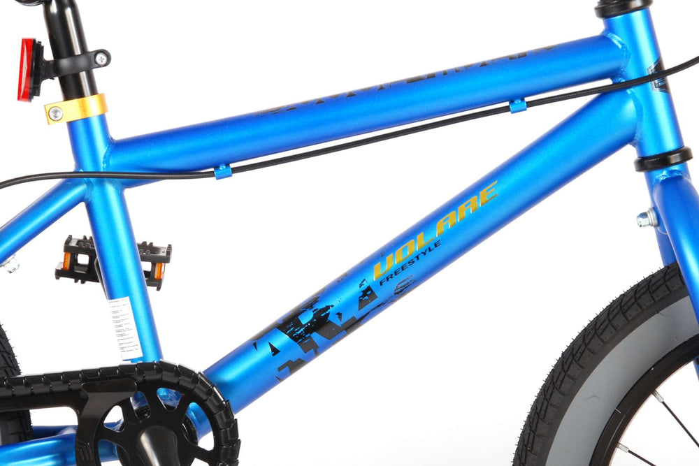 Volare Cool Rider Children's Bike Boys 16 pouces Bleu deux freins à main à 95% assemblés
