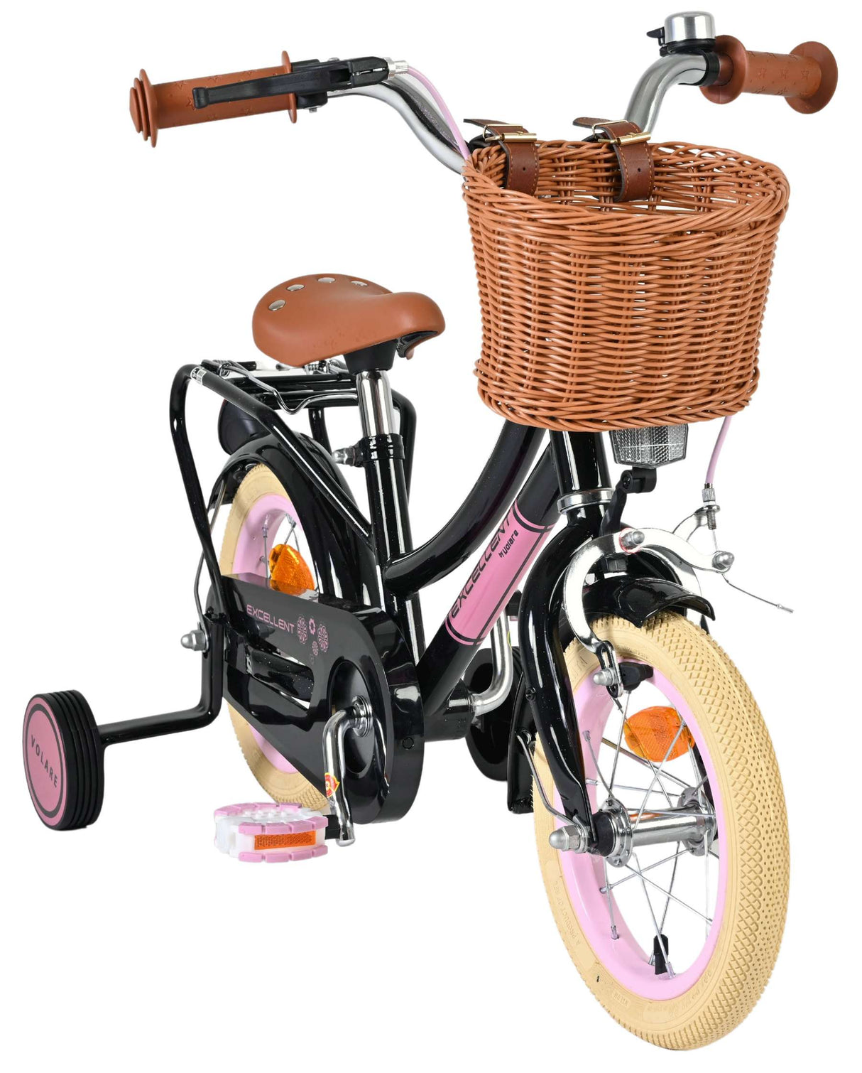 Excellent vélo pour enfants Volare - filles - 12 pouces - noir