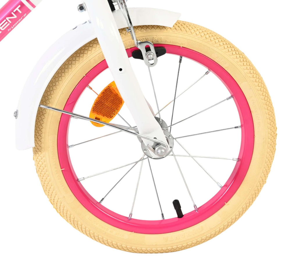 Excellent vélo pour enfants Volare - filles - 14 pouces - blanc