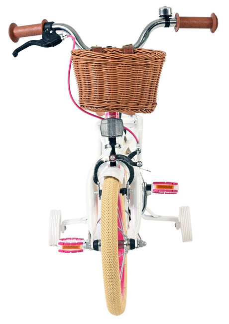 Excellent vélo pour enfants Volare - filles - 14 pouces - blanc