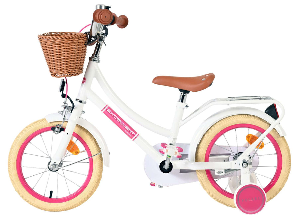 Excellent vélo pour enfants Volare - filles - 14 pouces - blanc