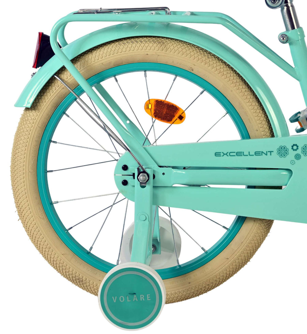 Volare excellent kinderfiets - meisjes - 18 inch - groen