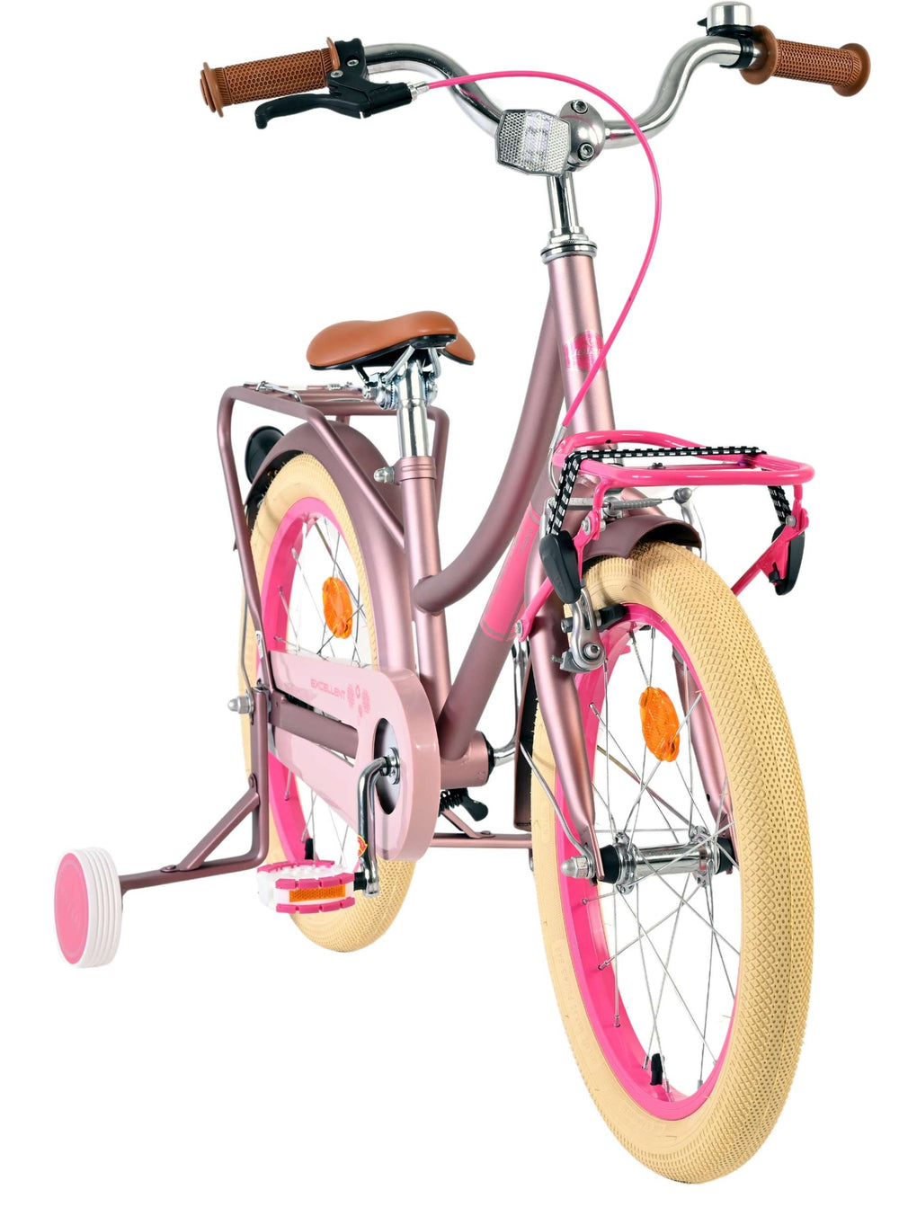 Excellent vélo pour enfants Volare - filles - 18 pouces - rose mat