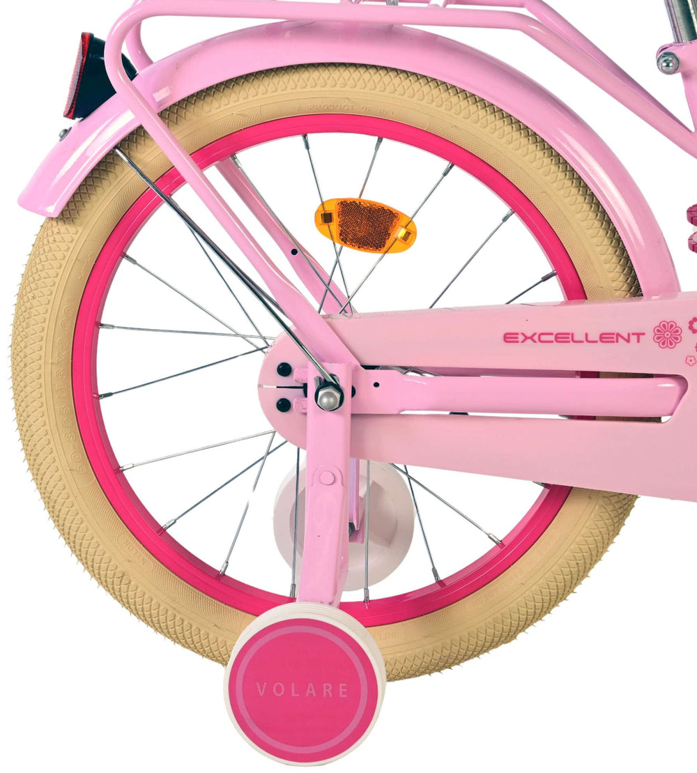 Excellent vélo pour enfants Volare - filles - 18 pouces - rose - assemblé à 95%
