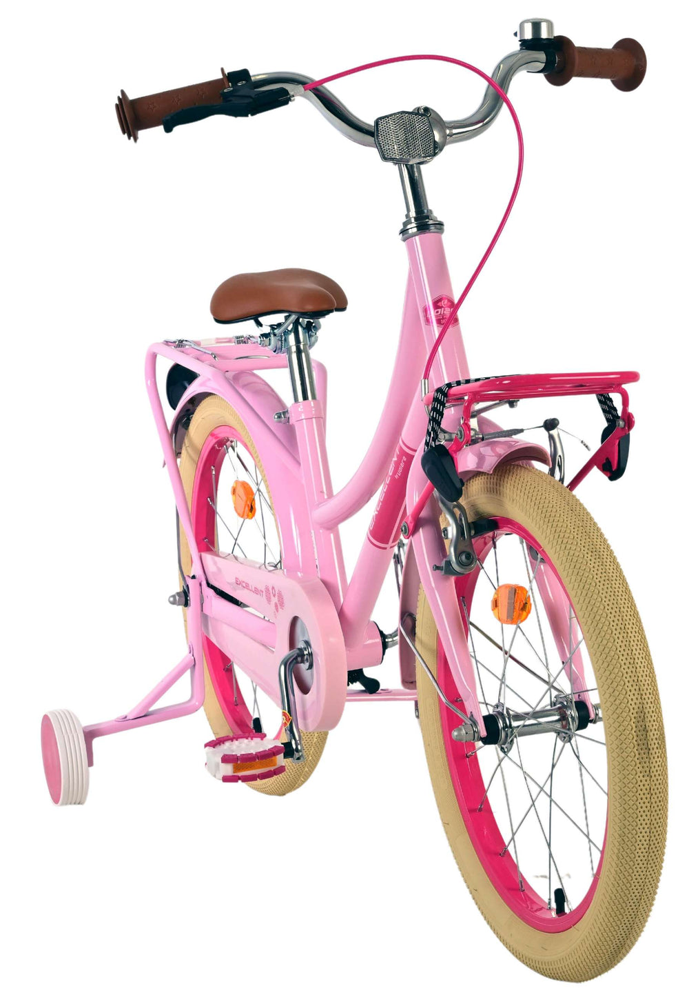 Excellent vélo pour enfants Volare - filles - 18 pouces - rose - assemblé à 95%