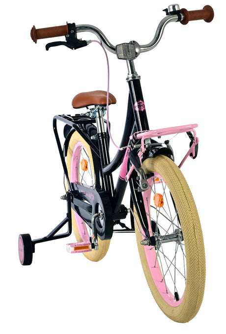 Excellent vélo pour enfants Volare - filles - 18 pouces - noir - assemblé à 95%