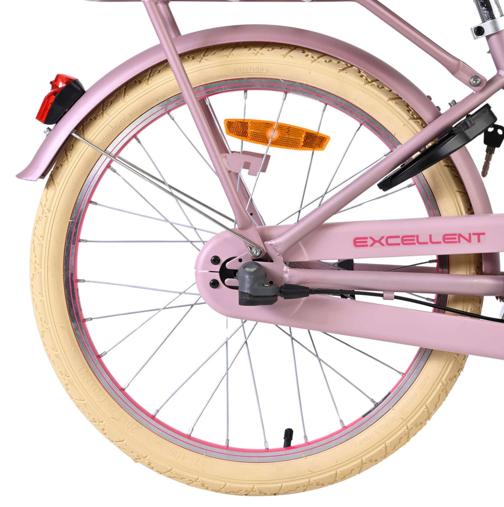 Excellent vélo pour enfants Volare - filles - 20 pouces - rose mat - 3 vitesses