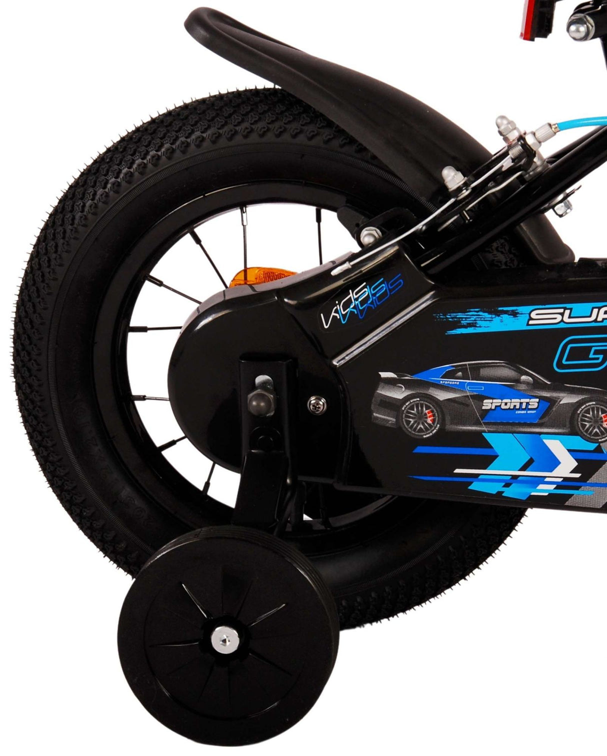 Volare Super GT Kinderbike - Jungen - 12 Zoll - Blau - Zwei Handbremsen