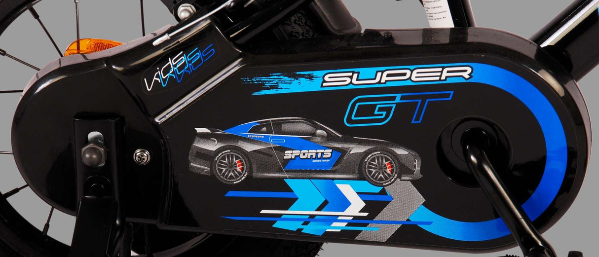 Volare Super GT Kinderbike - Jungen - 12 Zoll - Blau - Zwei Handbremsen