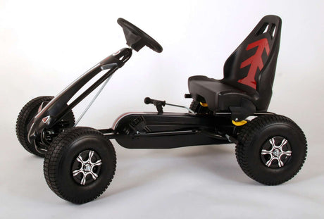 Voiture de course Volare Go Kart - Garçons - Grand - Pneus - Noir